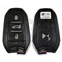 OEM Smart Key for Citroen DS Buttons: 3 / Frequency: 434 MHz / Transponder: HITAG AES  / FCCID: IM3A / Blade signature: VA2 / Immobiliser System:BCM / Part No: 9840151180 / Keyless GO