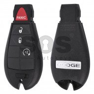 OEM Smart Key for Dodge Buttons:3+1 / Transponder:PCF 7941/ Frequency:433 MHz / Blade signature:CY24 / Part No:05026378AM ( Automatic Start )