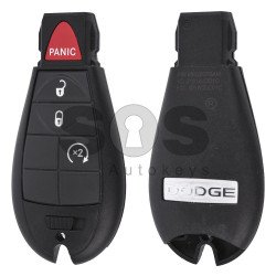 OEM Smart Key for Dodge Buttons:3+1 / Transponder:PCF 7941/ Frequency:433 MHz / Blade signature:CY24 / Part No:05026378AM ( Automatic Start )