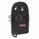 OEM Smart Key for Dodge Buttons:2+1 / Frequency:433MHz / Transponder: PCF 7945/7953 / Blade signature:CY24/SIP22 / FCC ID:M3N-40821302 / Keyless Go