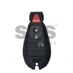 OEM Smart Key for Dodge Buttons:3+1 / Transponder:PCF 7961 / Frequency:433MHz / Blade signature:CY24