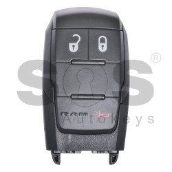 OEM Smart Key for Dodge RAM 2019+ Buttons:2+1 / Frequency:434MHz / Transponder: HITAG/ 128-bit/  AES/ PCF7953M / Blade signature:CY24/SIP22 / FCC ID:G04-76T / Keyless Go