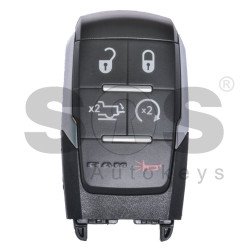 OEM Smart Key for Dodge RAM Buttons:4+1 / Frequency:434MHz / Transponder: HITAG/ 128-bit/  AES/ PCF7953M / Blade signature:CY24/SIP22 / FCC ID:GQ4-76T / Keyless Go / (Automatic Start)