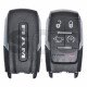OEM Smart Key for Dodge RAM Buttons:4+1 / Frequency:434MHz / Transponder: HITAG/ 128-bit/  AES/ PCF7953M / Blade signature:CY24/SIP22 / FCC ID:GQ4-76T / Keyless Go / (Automatic Start)
