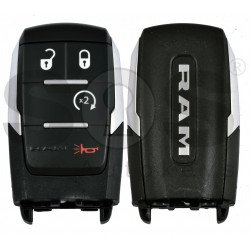 OEM Smart Key for Dodge RAM Buttons:3+1 / Frequency:434MHz / Transponder: HITAG/ 128-bit/  AES/ PCF7953M / Blade signature:CY24/SIP22 / Keyless Go / (Automatic Start)