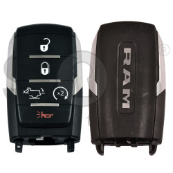 OEM Smart Key for Dodge RAM LONGHORN 2019-2024 Buttons:4+1 / Frequency:434MHz / Transponder: PCF7939/HITAG AES / Part No : 68584157AA / Keyless Go / (Automatic Start)