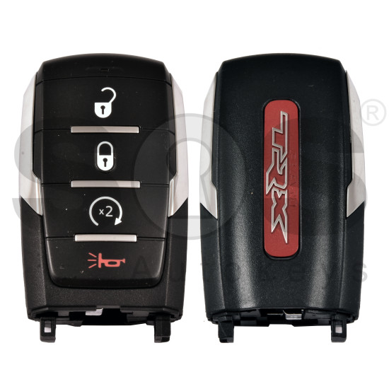OEM Smart Key for Dodge RAM  TRX 2019-2021 Buttons:4  / Frequency:434MHz / Transponder: PCF7939/HITAG AES  / Part No : 68584163AA  / Keyless Go / (Automatic Start)
