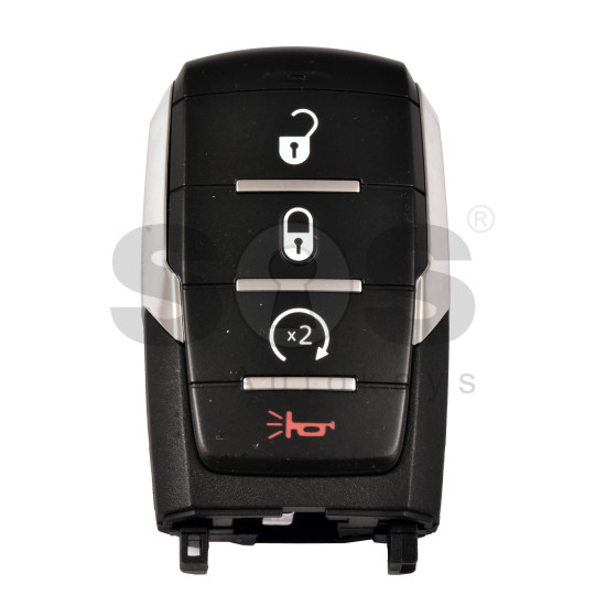 OEM Smart Key for Dodge RAM  TRX 2019-2021 Buttons:4  / Frequency:434MHz / Transponder: PCF7939/HITAG AES  / Part No : 68584163AA  / Keyless Go / (Automatic Start)