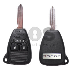 OEM Regular Key for Dodge Buttons:3 / Frequency:433MHz / Transponder:PCF 7941 / Blade signature:CY24 / Part. No: 05026580AG / 05179515AB