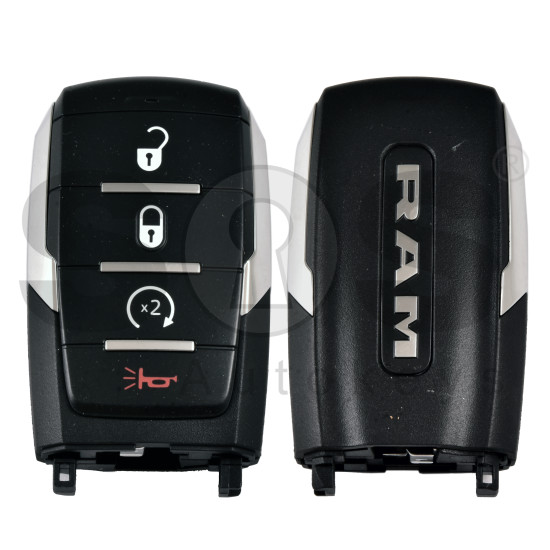 OEM Smart Key for Dodge RAM    2019-2024 Buttons:4/ Frequency:434MHz / Transponder: PCF7939/HITAG AES  /  / Keyless Go / (Automatic Start)