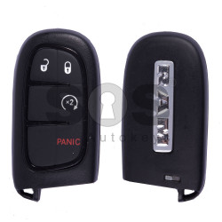 OEM Smart Key for Dodge RAM Buttons:3+1 / Frequency: 433MHz / Transponder: HITAG2/ ID46/ PCF 7945/ 7953 / Blade signature: CY24/ SIP22 / Keyless Go ( Automatic Start )