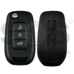 OEM Flip Key for Dacia Buttons:3 / Frequency:434MHz / Transponder: PCF7961/HITAG AES  