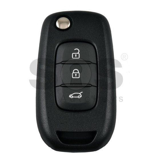 OEM Flip Key for Dacia Buttons:3 / Frequency:434MHz / Transponder: PCF7961/HITAG AES  