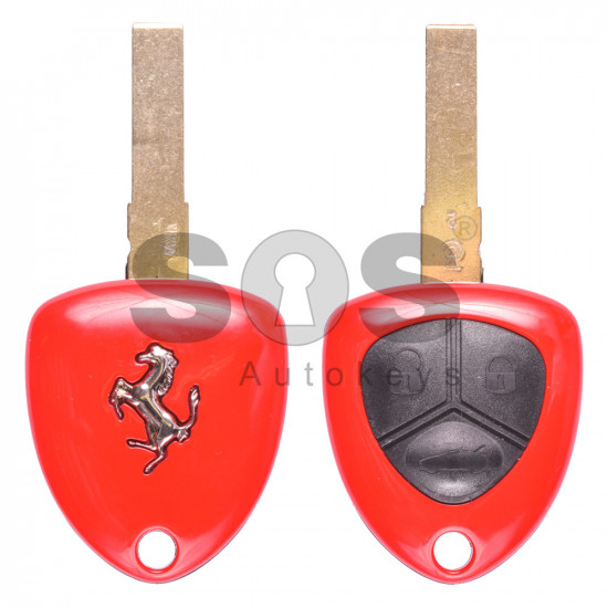 Regular Key for Ferrari Buttons:3 / Frequency:434MHz / Transponder:ID48 / Blade signature:SIP22