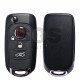 OEM Flip Key for Fiat 500/500X Buttons:3 / Frequency:434 MHz / Transponder:HITAG VIRGIN / Blade signature:SIP22