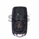 OEM Flip Key for Fiat 500 / 500X Buttons:4 / Frequency: 434MHz / Transponder:Megamos 88/ AES / Blade signature: SIP22 / VIRGIN / Model: I6FA / Part. No: 71778806 / 6000626702