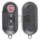 OEM Set for Fiat Buttons:3 / Frequency: 433MHz / Transponder: HITAG2/ ID46 / PCF7946 / Blade Signature:SIP22 / FCC ID: 2ADPXTRF198 / Manufacturer: Magneti Marelli
