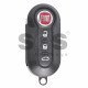 OEM Set for Fiat Buttons:3 / Frequency: 433MHz / Transponder: HITAG2/ ID46 / PCF7946 / Blade Signature:SIP22 / FCC ID: 2ADPXTRF198 / Manufacturer: Magneti Marelli