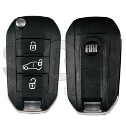 OEM  Flip Key for Fiat   Buttons:3 / Frequency:434MHz / Transponder:  NCF296/HITAG AES  / Part No : 9852923080/98 529 230 80
