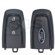 OEM Smart Key For Ford  Buttons:2 / Frequency:434MHz / Transponder:HITAG PRO / Blade signature:HU101 / Part No: 5457354 / HC3T-15K601-DB / Keyless GO 