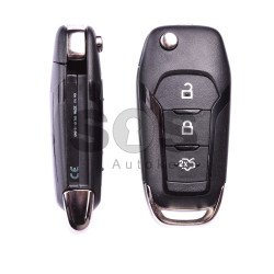 OEM Flip Key for Ford Buttons:3 / Frequency:434MHz / Transponder:HITAG Pro / Blade signature:HU101 / Part No: 2089152 / 092151-01765 / 089153-00860  