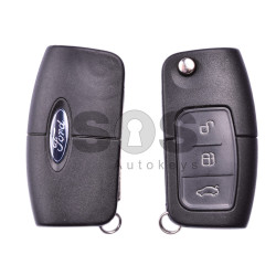  Flip  Key for Ford Buttons:3 / Frequency:434MHz / Transponder: 4D63 / Blade signature:HU101/FO21 / Immobiliser System:Dashboard / Part No:3M5T 15K601 DB