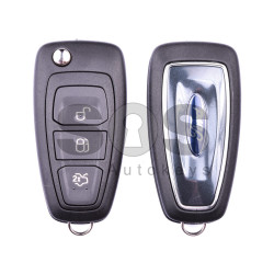OEM Flip Key for Ford Buttons:3 / Frequency:433 MHz / Transponder:4D63 /Blade signature:HU101 / Immobiliser system:Dashboard  / Part No: AM5T 15K601 AD/174 3826/179 6434 