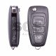 OEM Flip Key for Ford Transit 2015+ Buttons:3 / Frequency:433 MHz / Transponder:4D63 80-Bit / Blade signature:HU101 / Immobiliser System:Dashboard / Part No: 2040178 / 181178 / BK2T-15K601-AA / BK2T-15K601-AC