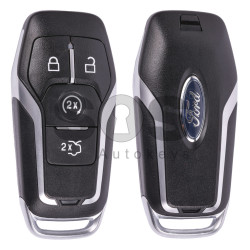 OEM Smart Key for Ford Buttons:4 / Frequency:868MHz / Transponder:HITAG Pro / Blade signature:HU101 / Part No:DS7T-15K601-GL / Keyless Go ( Automatic Start )