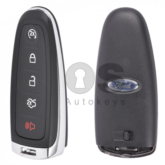 OEM  Smart Key for Ford Buttons:4+1 / Frequency: 434MHz / Transponder:  4D63-80Bit / Part No: CJ5T-15K601-DC / KEYLESS GO / Scratched 