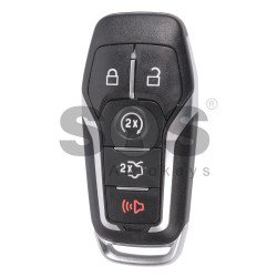 OEM Smart Key for Ford Buttons:4+1 / Frequency:902MHz / Transponder:HITAG-Pro / Blade signature:HU101 / Part No:DS7T-15K601-CL / Keyless Go ( Automatic Start ) 