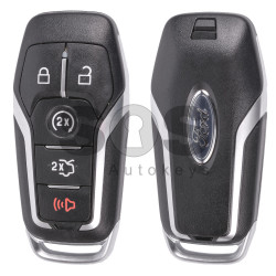 OEM Smart Key for Ford Buttons:4+1 / Frequency:902MHz / Transponder:HITAG-Pro / Blade signature:HU101 / Part No:DS7T-15K601-CL / Keyless Go ( Automatic Start ) 