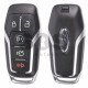 Smart Key for Ford Buttons:4+1 / Frequency:902MHz / Transponder:HITAG-Pro / Blade signature:HU101 / Part No:DS7T-15K601-CL / Keyless Go ( Automatic Start ) 