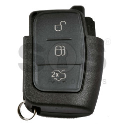 OEM Flip Key for Ford Buttons:3 / Frequency:434MHz / Transponder:4D60 / Blade signature:HU101/FO21 / Immobiliser System:Dashboard / Part No:3M5T-15K601-AC / Remote only 