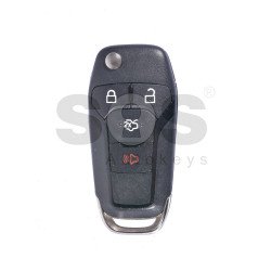 OEM Flip Key for Ford Fusion Buttons:3+1 / Frequency:315MHz / Transponder:HITAG-Pro / Blade signature:HU101 (Second hand)