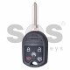 Regular Key for Ford Mustang Buttons:4+1P / Frequency: 315MHz / Transponder: Texas Crypto 40/80 bits ID 6D - 63 / Blade signature: FO24/ CY24 / (Automatic start)