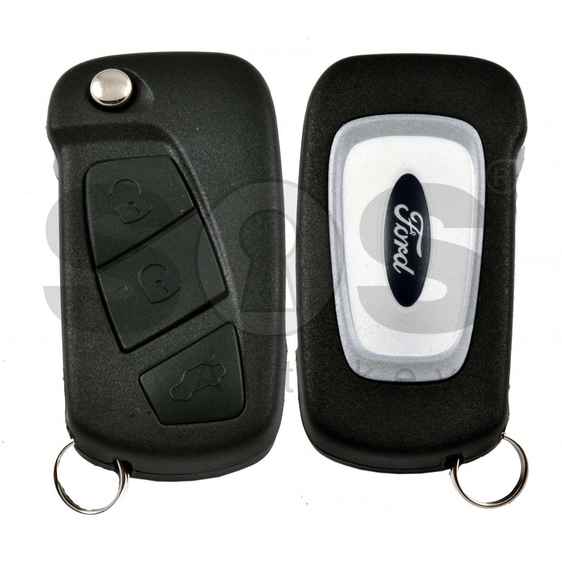 OEM Flip Key for Ford KA Buttons3 / Frequency433 MHz / Transponder