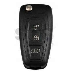 Flip Key for Ford Transit 2015+ Buttons:3 / Frequency:433 MHz / Transponder:PCF7945/HITAG PRO / Blade signature:HU101 / Immobiliser System:Dashboard / Part No: GK2T-15K601-AB