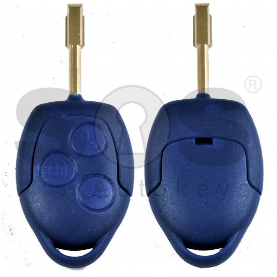 Remote Key for Ford Transit / Torneo Buttons:3 / Frequency:433MHz / Transponder:ID63 / Blade signature:FO21 / Immobiliser System:Dashboard / Part N :  6C1T15K601 AG / 1721051