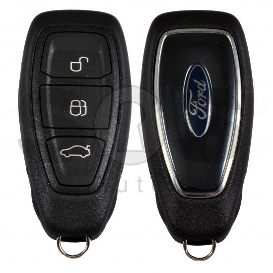 Clé Vierge De Remplacement HU101 Avec Transpondeur 4D63 - Compatible Ford Fiesta, Focus, C-Max, S-Max - à Programmer Soi-même