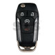 OEM Flip Key for Ford F-150 204 Buttons:3+1 / Frequency:433MHz / Transponder: PCF7945/HITAG PRO  / Blade signature: HU101 / Part No: PC3T-15K601-LA  / USED 