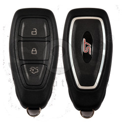 OEM Smart Key for Ford ST Tuning  Buttons:3 / Frequency:434MHz / Transponder: HITAG PRO/ Blade signature:HU101 / Part No:1KBT-15K601-AE / KEYLESS GO
