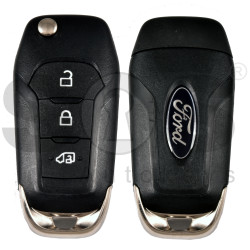 OEM Flip Key for Ford  Buttons:3 / Frequency:434MHz / Transponder: PCF7945/HITAG PRO    / Part No:  LK4T-15K601-CA