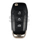 OEM Flip Key for Ford  Buttons:3 / Frequency:434MHz / Transponder: PCF7945/HITAG PRO    / Part No:  LK4T-15K601-CA