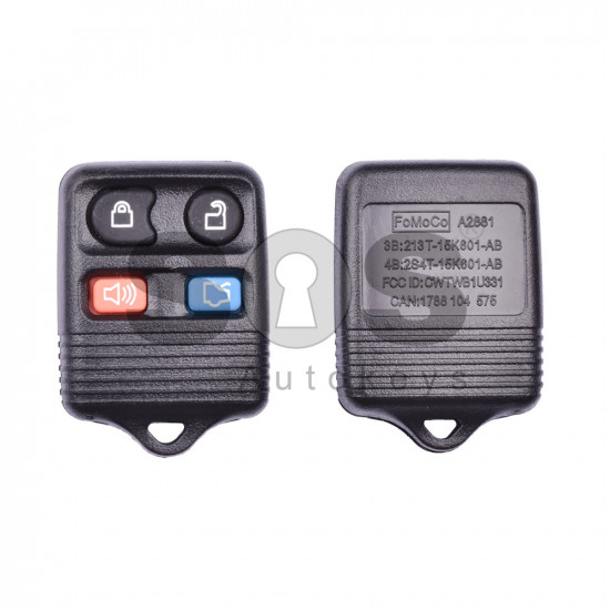 OEM Remote Control for Ford Buttons:3+1 / Frequency:433MHz / Part No: 2S4T 15K601-AB