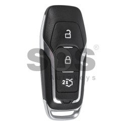 OEM Smart Key for Ford Mustang Buttons:3 / Frequency:434MHz / Transponder:HITAG Pro / Blade signature:HU101 / Part No:FR3T-15K601-DA / Keyless Go