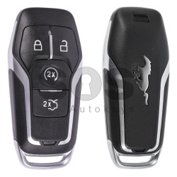 OEM Smart  Key for Ford Mustang Buttons:4 / Frequency:434MHz / Transponder:HITAG Pro / Blade signature:HU101 / Part No:FR3T-15K601-EA / Keyless Go