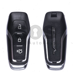 OEM Smart  Key for Ford Vignale Buttons:3 / Frequency:434MHz / Transponder:HITAG PRO / Blade signature:HU101 / Part No:DS7T-15K601-DB  / Keyless Go