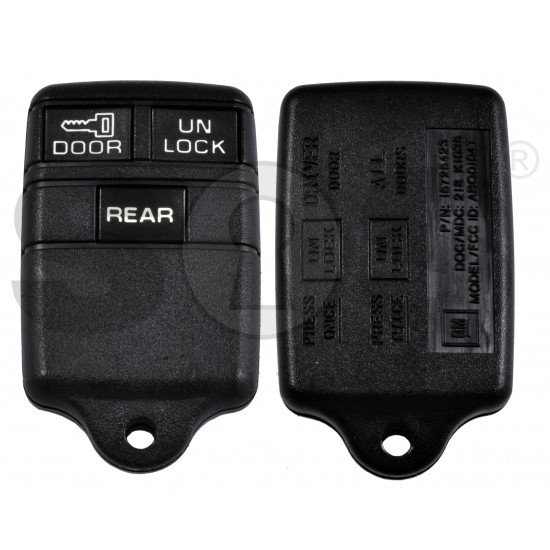 OEM Remote GMC Buttons:3 / Frequency:315MHz / Part No : 15725423