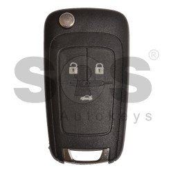 OEM Flip Key for Holden Buttons:3 / Frequency:315MHz / Transponder:HITAG2/ID 46 / Blade signature:HU100 / Immobiliser System:BCM / Part No:GM13500223